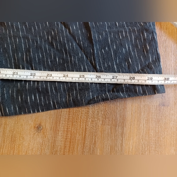 Handwoven PUENTE Guatemala Vintage Skirt Pleated Button up Midi 100% cot… - Picture 9 of 12